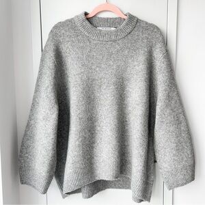 Primark grey wool oversized sweater